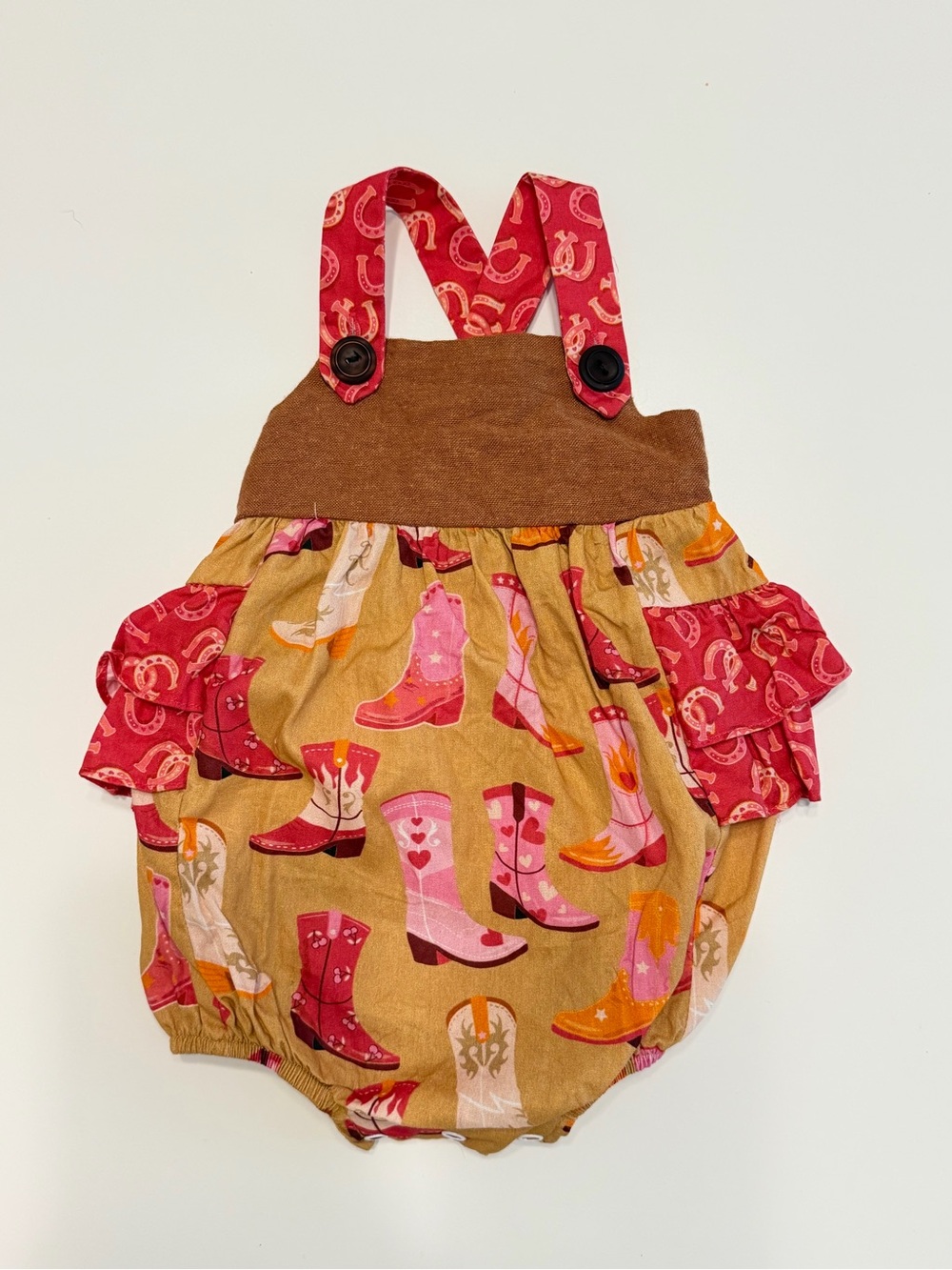 RicRac & Ruffles Cowgirl Boots Bubble